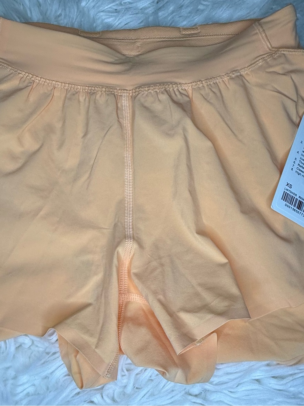 Lululemon Fast and Free High-Rise Classic-Fit Split Short 3" Sz Xs nwtRock Melon